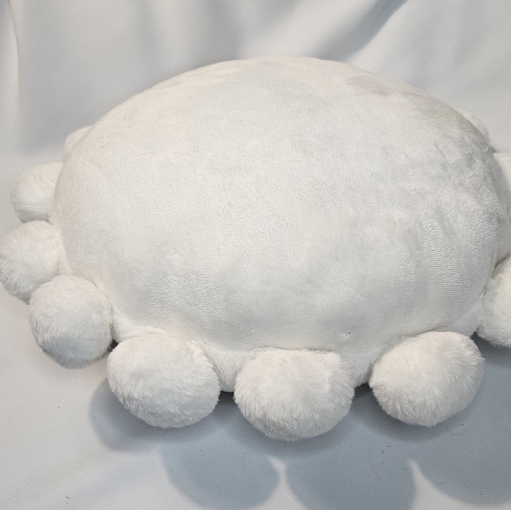 Fluffy White Plush Pillow, NWOT